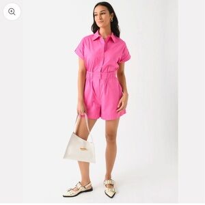 Hunter Bell Hot Pink Romper. New with tags. Size 6.